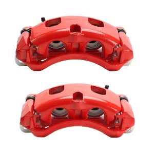 Chevrolet Silverado 2500 HD Brake Calipers - Rear - PowerStop - Red - `20-`26