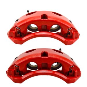 GMC Sierra 3500 HD Brake Calipers - Front - PowerStop - Red - `20-`23