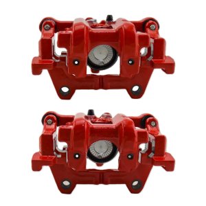 Honda Accord Brake Calipers - Rear - PowerStop - Red - `18-`22