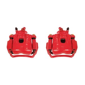 Toyota Tacoma Brake Calipers - Front - PowerStop - Red Powder Coated - Red - `95-`04 Toyota Tacoma Brake Calipers - Front - PowerStop - Red Powder Coated - Red - `95-`04