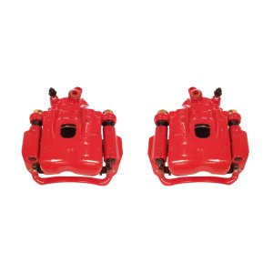 Toyota Tacoma Brake Calipers - Front - PowerStop - Red Powder Coated - Red - `95-`04 Toyota Tacoma Brake Calipers - Front - PowerStop - Red Powder Coated - Red - `95-`04