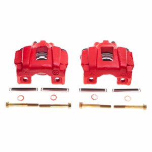 Mercedes-Benz ML320 Brake Caliper Set - Rear - PowerStop - High-Temp Red Powder Coated - Red - `98-`03 Mercedes-Benz ML320 Brake Caliper Set - Rear - PowerStop - High-Temp Red Powder Coated - Red - `98-`03