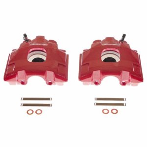 Mercedes-Benz ML320 Brake Calipers - Front - PowerStop - Powder Coated - Red - `98-`03 Mercedes-Benz ML320 Brake Calipers - Front - PowerStop - Powder Coated - Red - `98-`03