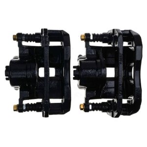 Acura CL Brake Calipers - Front - PowerStop - High-Temp Powder Coated - Black - `01-`03