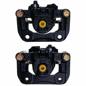 Acura CL Brake Calipers - Rear - PowerStop - High-Temp Black Powder Coated - Black - `01-`03