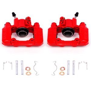 Pontiac Vibe Brake Calipers - Rear - PowerStop - High-Temp Powder Coated - Red - `03-`06 Pontiac Vibe Brake Calipers - Rear - PowerStop - High-Temp Powder Coated - Red - `03-`06