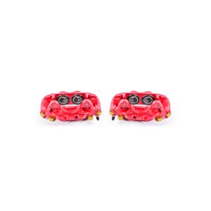 Toyota Sequoia Brake Calipers (Pair) - Front - PowerStop - Powder Coated - Red - `01-`07 Toyota Sequoia Brake Calipers (Pair) - Front - PowerStop - Powder Coated - Red - `01-`07