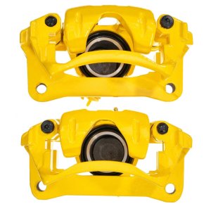 Toyota Sequoia Brake Calipers (2) - Rear - PowerStop - High-Temp Powder Coated - Yellow - `01-`07 Toyota Sequoia Brake Calipers (2) - Rear - PowerStop - High-Temp Powder Coated - Yellow - `01-`07