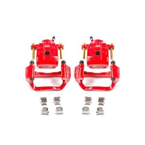Toyota Sequoia Brake Calipers - Rear - PowerStop - Powder Coated - Red - `08-`15 Toyota Sequoia Brake Calipers - Rear - PowerStop - Powder Coated - Red - `08-`15