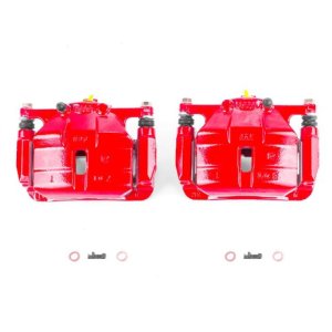 Nissan Rogue Brake Calipers - Front - PowerStop - Powder Coated - Red - `08-`13