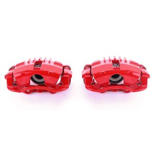 Chevrolet Blazer Brake Calipers - Rear - PowerStop - Powder Coated - Red - `97-`05