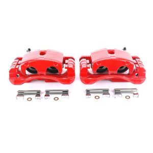 Cadillac Escalade Brake Calipers - Front or Rear - PowerStop - Powder Coated - Red - `02-`06