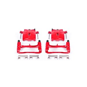 Cadillac Escalade Brake Calipers - Front or Rear - PowerStop - Powder Coated - Red - `02-`06