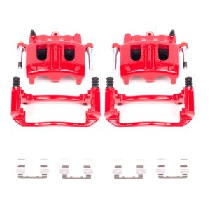 Ford Explorer Brake Calipers - Front - PowerStop - Powder Coated - Red - `02-`05 Ford Explorer Brake Calipers - Front - PowerStop - Powder Coated - Red - `02-`05