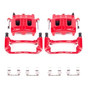 Ford Explorer Brake Calipers - Front - PowerStop - Powder Coated - Red - `02-`05 Ford Explorer Brake Calipers - Front - PowerStop - Powder Coated - Red - `02-`05