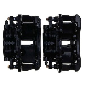Cadillac Escalade Brake Calipers - Rear - PowerStop - Powder Coated - Black - `02-`06