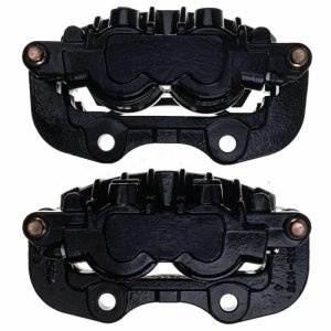 Cadillac Escalade Brake Calipers - Rear - PowerStop - Powder Coated - Black - `02-`06