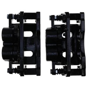 Cadillac Escalade Brake Calipers - Front - PowerStop - Powder Coated - Black - `08-`20
