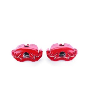 Ford Focus Brake Calipers - Front - PowerStop - Powder Coated - Red - `05-`07 Ford Focus Brake Calipers - Front - PowerStop - Powder Coated - Red - `05-`07