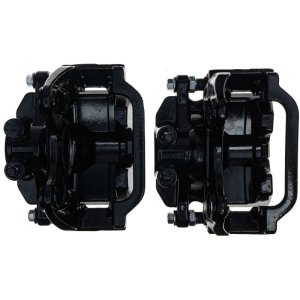 Cadillac Escalade Brake Calipers - Rear - PowerStop - Powder Coated - Black - `07-`20