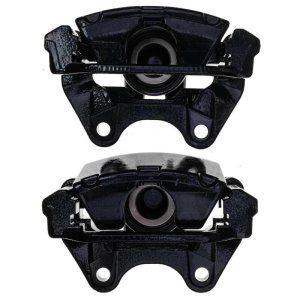 Cadillac Escalade Brake Calipers - Rear - PowerStop - Powder Coated - Black - `07-`20