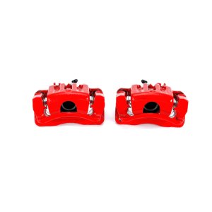 Chevrolet Captiva Sport Brake Calipers - Rear - PowerStop - Powder Coated - Red - `12-`15
