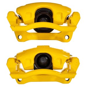 Volkswagen Routan Brake Calipers - Front - PowerStop - Powder Coated - Yellow - `09-`14 Volkswagen Routan Brake Calipers - Front - PowerStop - Powder Coated - Yellow - `09-`14