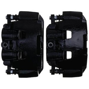 Ram 1500 Brake Calipers - Front - PowerStop - High-Temp EPDM Rubber Boots + Black Powder Coated - Black - `11-`18