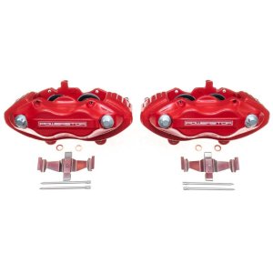 Mercedes-Benz S Class Performance Brake Caliper - Front - PowerStop - Red Powder Coated Caliper - Red - `10-`12 Mercedes-Benz S Class Performance Brake Caliper - Front - PowerStop - Red Powder Coated Caliper - Red - `10-`12