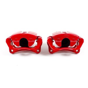 Chrysler 200 Brake Calipers (2) - Front - PowerStop - Floating Caliper with Bracket - Red - `15-`17 Chrysler 200 Brake Calipers (2) - Front - PowerStop - Floating Caliper with Bracket - Red - `15-`17