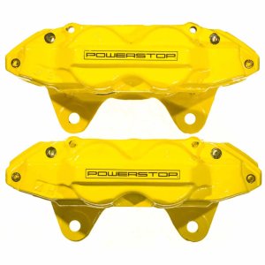 Toyota 4Runner Brake Calipers (Pair) - Front - PowerStop - High-Temp Yellow Powder Coated - Yellow - `10-`15 Toyota 4Runner Brake Calipers (Pair) - Front - PowerStop - High-Temp Yellow Powder Coated - Yellow - `10-`15