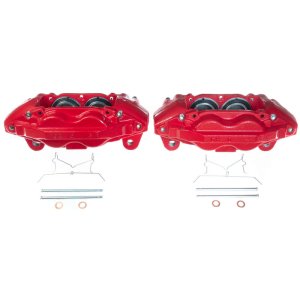 Toyota Sequoia Brake Calipers - Front - PowerStop - Powder Coated - Red - `16-`21 Toyota Sequoia Brake Calipers - Front - PowerStop - Powder Coated - Red - `16-`21
