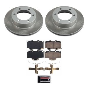 Toyota Tacoma Brake Kit - Front - PowerStop - Semi-Coated Rotors - `95-`04 Toyota Tacoma Brake Kit - Front - PowerStop - Semi-Coated Rotors - `95-`04