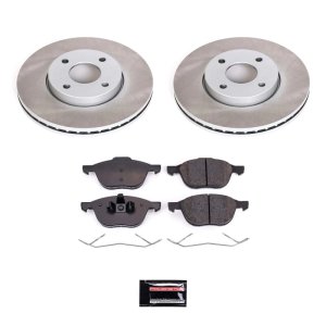 Ford Focus Brake Kit - Front - PowerStop - Semi-Coated Rotors + Z17 Evolution Plus Low-Dust Ceramic Pads - `05-`07 Ford Focus Brake Kit - Front - PowerStop - Semi-Coated Rotors + Z17 Evolution Plus Low-Dust Ceramic Pads - `05-`07