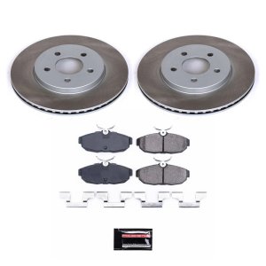 Ford Mustang Brake Kit - Rear - PowerStop - Semi-Coated Rotors - `05-`11 Ford Mustang Brake Kit - Rear - PowerStop - Semi-Coated Rotors - `05-`11