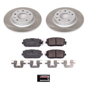 Mazda MX-5 Miata Brake Kit - Rear - PowerStop - Semi-Coated Rotors + Z17 Evolution Plus Low-Dust Ceramic Pads - `06-`15 Mazda MX-5 Miata Brake Kit - Rear - PowerStop - Semi-Coated Rotors + Z17 Evolution Plus Low-Dust Ceramic Pads - `06-`15