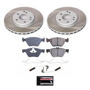 Mercedes-Benz SLK320 Brake Kit - Front - PowerStop - Semi-Coated Rotors + Z17 Evolution Plus Low-Dust Ceramic Pads - `01-`04 Mercedes-Benz SLK320 Brake Kit - Front - PowerStop - Semi-Coated Rotors + Z17 Evolution Plus Low-Dust Ceramic Pads - `01-`04