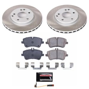 Mercedes-Benz C240 Brake Kit - Front - PowerStop - Semi-Coated Rotors + Z17 Evolution Plus Ceramic Pads - `01-`05 Mercedes-Benz C240 Brake Kit - Front - PowerStop - Semi-Coated Rotors + Z17 Evolution Plus Ceramic Pads - `01-`05