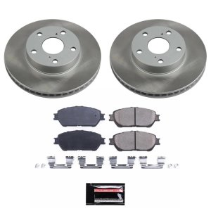 Toyota Tacoma Brake Rotors (2) - Front - PowerStop - Semi-Coated - `05-`15 Toyota Tacoma Brake Rotors (2) - Front - PowerStop - Semi-Coated - `05-`15