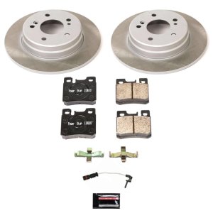 Mercedes-Benz C230 Brake Kit - Rear - PowerStop - Semi-Coated Rotors + Z17 Evolution Plus Ceramic Pads - `99-`00 Mercedes-Benz C230 Brake Kit - Rear - PowerStop - Semi-Coated Rotors + Z17 Evolution Plus Ceramic Pads - `99-`00