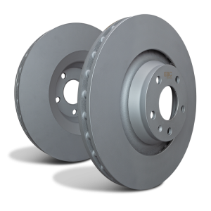 Mercedes-Benz C230 Brake Kit - Front + Rear - PowerStop - Semi-Coated Rotors - `99-`00