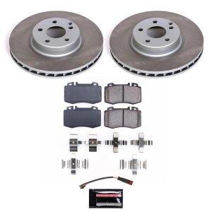 Mercedes-Benz CLS550 Brake Kit - Front - PowerStop - Semi-Coated Rotors + Z17 Evolution Plus Ceramic Pads - `07-`11 Mercedes-Benz CLS550 Brake Kit - Front - PowerStop - Semi-Coated Rotors + Z17 Evolution Plus Ceramic Pads - `07-`11