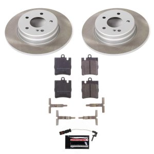 Mercedes-Benz CLK430 Brake Kit - Rear - PowerStop - Semi-Coated Rotors + Z17 Evolution Plus Low-Dust Ceramic Pads - `00-`03 Mercedes-Benz CLK430 Brake Kit - Rear - PowerStop - Semi-Coated Rotors + Z17 Evolution Plus Low-Dust Ceramic Pads - `00-`03
