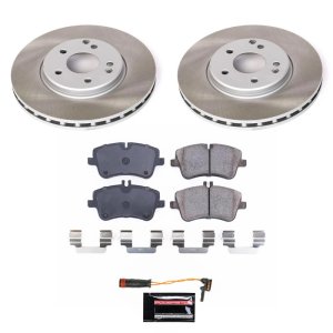 Mercedes-Benz SLK300 Brake Kit - Front - PowerStop - Semi-Coated Rotors + Z17 Evolution Plus Ceramic Pads - `09-`11 Mercedes-Benz SLK300 Brake Kit - Front - PowerStop - Semi-Coated Rotors + Z17 Evolution Plus Ceramic Pads - `09-`11