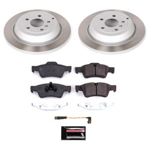 Mercedes-Benz R500 Brake Kit - Rear - PowerStop - Semi-Coated Rotors + Z17 Evolution Plus Low-Dust Ceramic Pads - `06-`07 Mercedes-Benz R500 Brake Kit - Rear - PowerStop - Semi-Coated Rotors + Z17 Evolution Plus Low-Dust Ceramic Pads - `06-`07