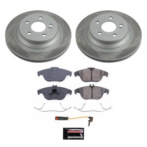 Mercedes-Benz GLK350 Brake Kit - Rear - PowerStop - Semi-Coated Rotors + Z17 Evolution Plus Low-Dust Ceramic Pads - `10-`15 Mercedes-Benz GLK350 Brake Kit - Rear - PowerStop - Semi-Coated Rotors + Z17 Evolution Plus Low-Dust Ceramic Pads - `10-`15