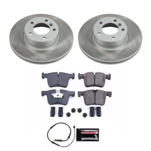 BMW 430i xDrive Gran Coupe Brake Kit - Front - PowerStop - Semi-Coated Rotors + Z17 Evolution Plus Ceramic Pads - `17-`20