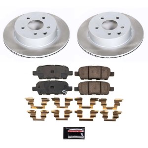 Nissan Rogue Select Brake Kit - Rear - PowerStop - Semi-Coated Rotors + Z17 Evolution Plus Low-Dust Ceramic Pads - `14-`15
