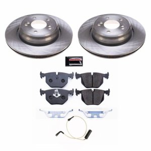 BMW M5 Brake Kit - Rear - PowerStop - Track Day High-Performance Rotors + Track Day Pads - `00-`03