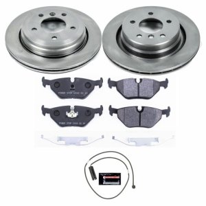 BMW Z3 Brake Kit - Rear - PowerStop - Track Day Spec High-Performance Rotor + Brake Pads - `98-`02